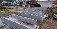 Preparan el terreno para la colocación de vigas en el Viaducto