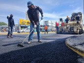 Alcaldía de Maracaibo culmina rehabilitación de la avenida Las Delicias con 5.600 toneladas de asfalto