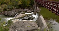 Why Redwood Falls' Ramsey Park is called "The Little Yellowstone of Minnesota"