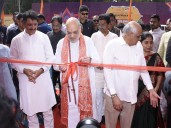 Amit Shah on newly constructed residential complex for members