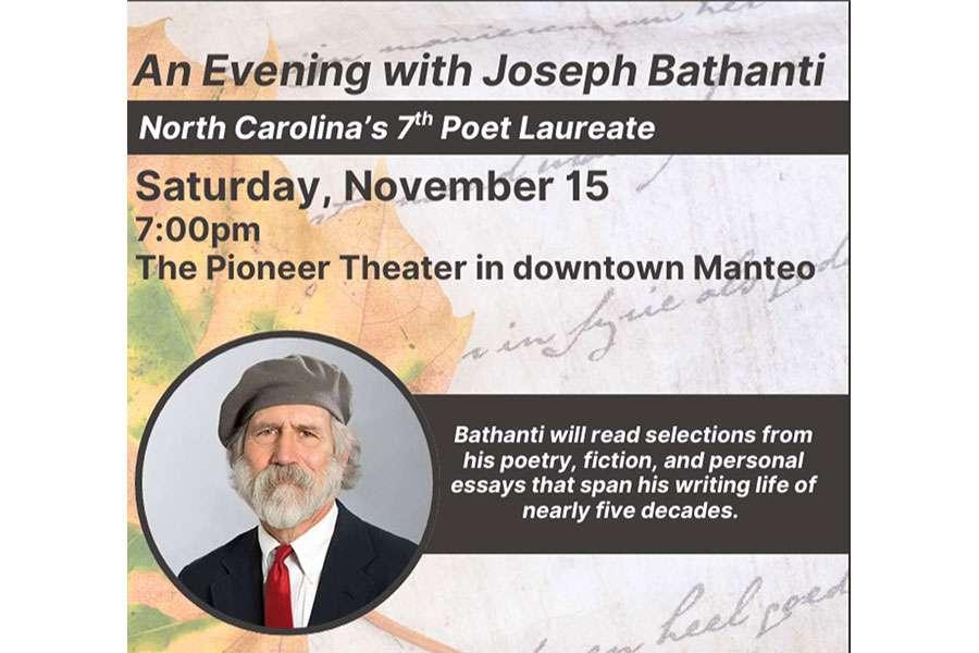 The Outer Banks Voice -   An Evening with NC’s 7th Poet Laureate Joseph Bathanti