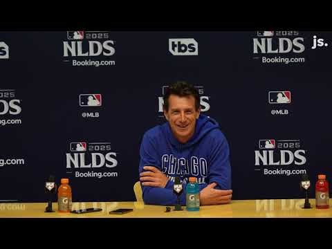 Cubs manager Craig Counsell on facing the Brewers in the 2025 MLB playoffs