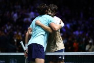 Tennis-Deja vu: Vacherot beats cousin Rinderknech at Masters again in Paris