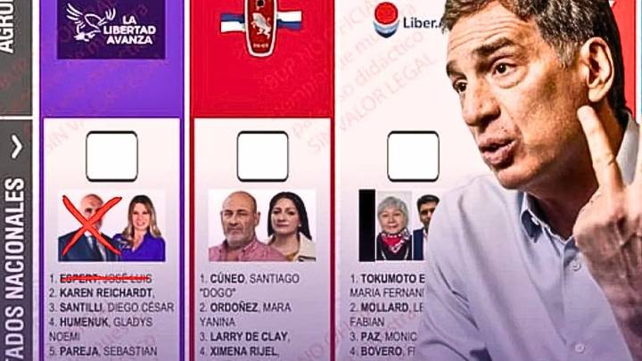 Calculan en más de $10.000 millones el costo de reimpresión de boletas de LLA tras la renuncia de Espert