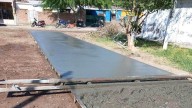 Se puso en marcha la pavimentación de calles en el barrio Sarmiento de Clodomira