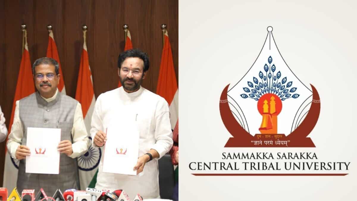 Union ministers unveils Sammakka Saralamma University logo