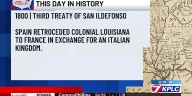 Spain gave Louisiana back to France