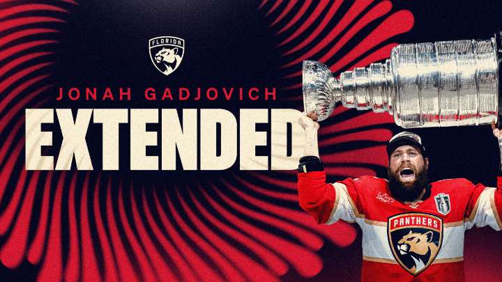Florida Panthers Agree to Terms with Forward Jonah Gadjovich on a Two