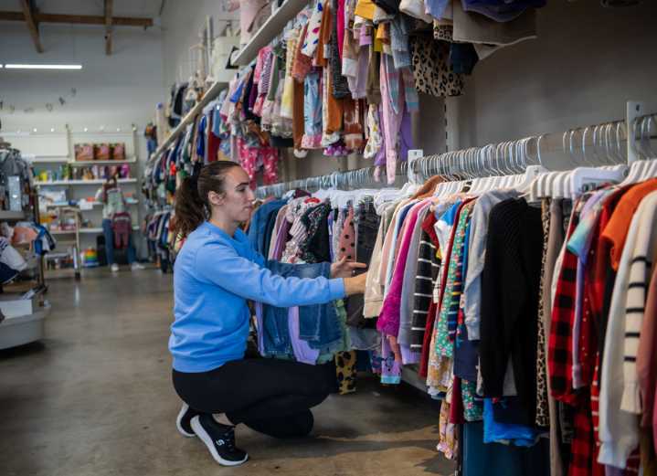 Business is booming at Clark County secondhand stores as prices rise for clothes and household items