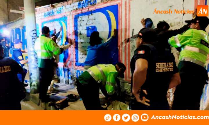 Megaoperativo en Chimbote deja 17 detenidos por presuntos delitos y faltas