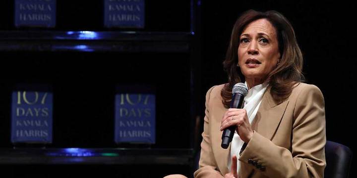 Reporter humiliates Kamala Harris over Biden health cover
