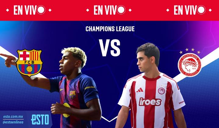 Barcelona vs Olympiacos: Sigue en vivo el partido de la jornada 3 de la Champions League