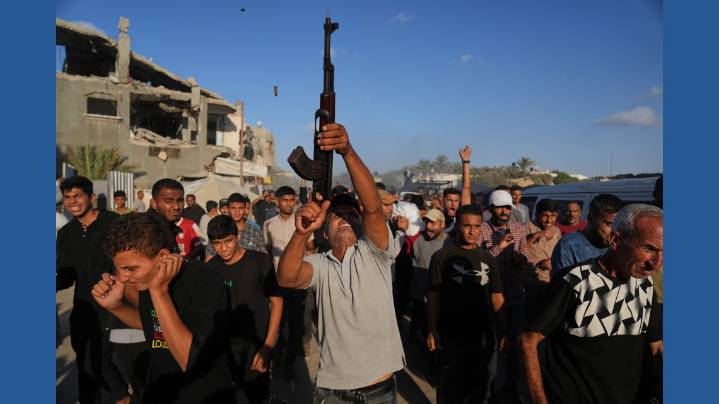 Israel strikes Gaza in first major ceasefire test, saying Hamas attacked troops