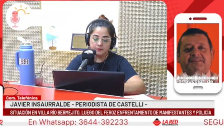 Conflicto en Villa Río Bermejito: “Sigue habiendo hostigadores, que quieren sacar provecho de la situación”, afirmó Insaurralde