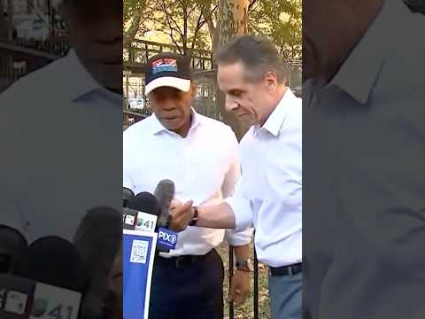 Eric Adams Endorses Cuomo for NYC Mayor