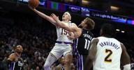 Reaves has career night as Lakers beat Kings without Luka, 127