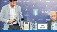 ¿Palo para Milito? El agradecimiento de Blanco al plantel y al cuerpo técnico de Racing