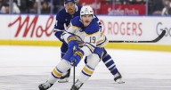 Tavares scores 499th goal, Maple Leafs top Sabres in 4