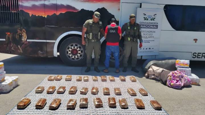 Trabajadores golondrina partieron de Orán a Mendoza con 31 kilos de marihuana