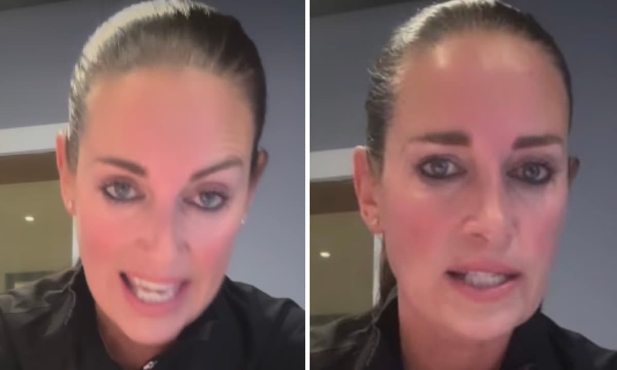 Kirsty Gallacher breaks down after being kicked ‘like a football’ by thug in central London street