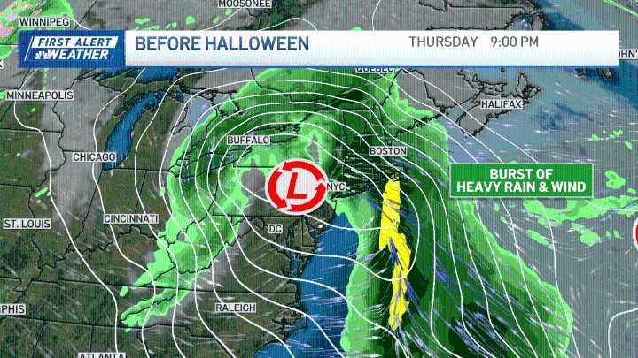 Halloween weather in Boston: Storm timing, rain and wind impacts