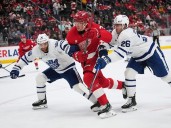 Nick Robertson shines, Dennis Hildeby, James Reimer busy in Leaf loss