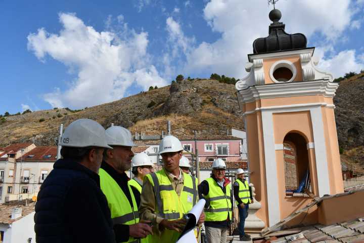 Una segunda fase de las obras de la iglesia de la Virgen de la Luz acometerá la restauración de los frescos