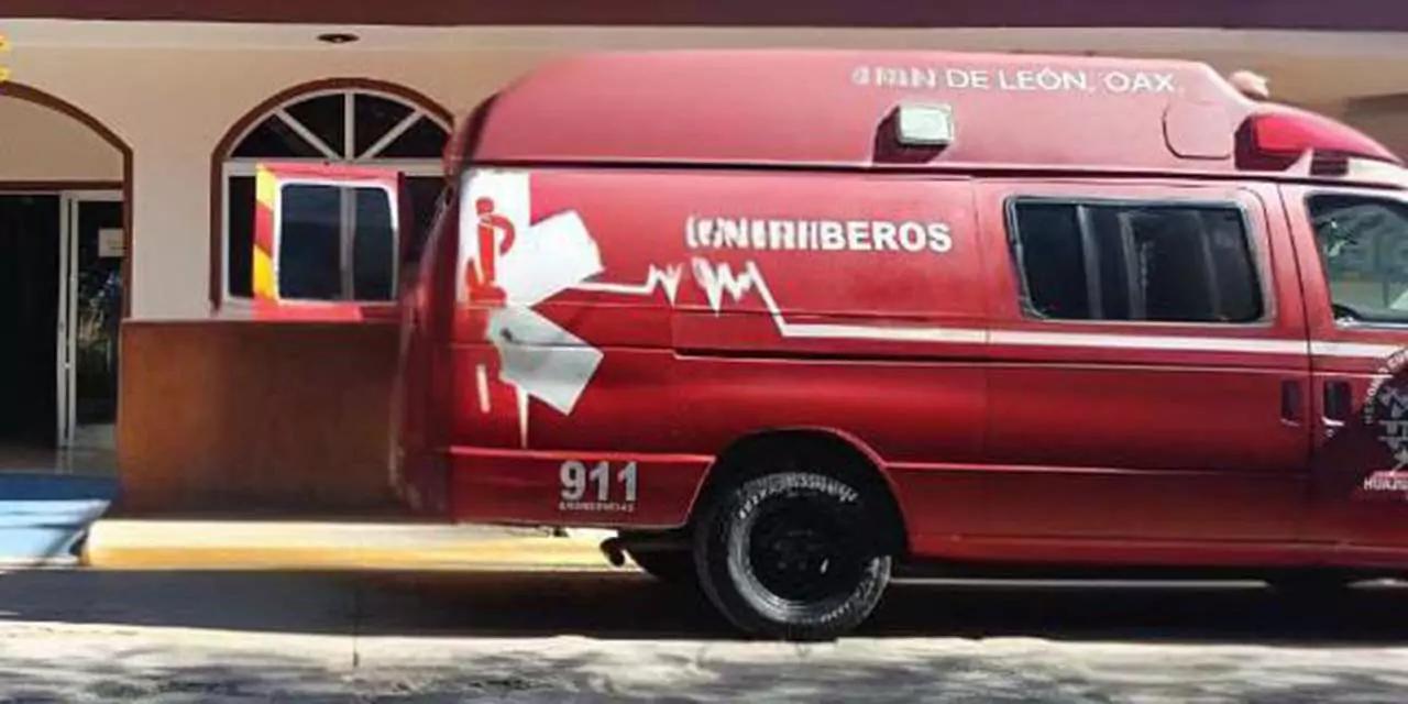 Motociclista derrapa y queda herido