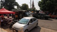 Corte de limón, desfile y vida cotidiana continúan en Apatzingán bajo fuerte presencia de seguridad