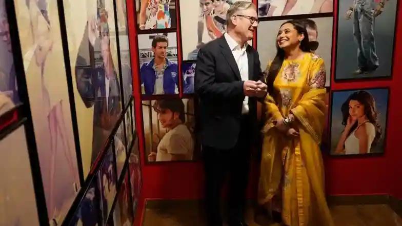 Agency News British PM Keir Starmer Meets Rani Mukerji at Yash Raj Films Studios, Announces Deal To Shoot 3 Major Films Across UK