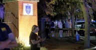 Two shot outside Jimmy Johns at St. Louis University campus