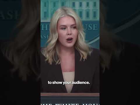 Karoline Leavitt Goes Scorched Earth on CNN's Kaitlan Collins #shorts
