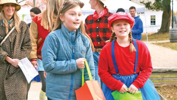 Trick-or-treaters turn out at Troy Historic Village