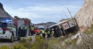 Vuelca en Soria un camionero que cuadriplicaba la tasa de alcohol y portaba mercancías peligrosas