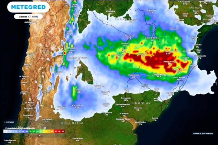 Frente frío avanzará con lluvias y tormentas aisladas en el centro del país: cómo afectará a Entre Ríos