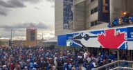 Blue Jays fans flock to Rogers Centre