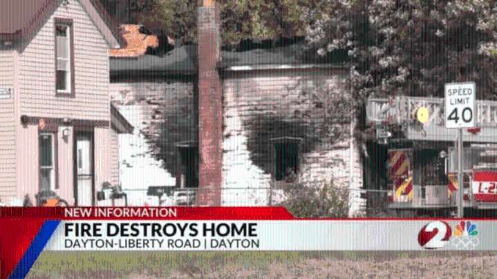 Fire destroys home on Dayton