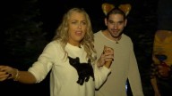 Watch 'DWTS' Pair Elaine Hendrix and Alan Bersten Survive a Halloween Maze!