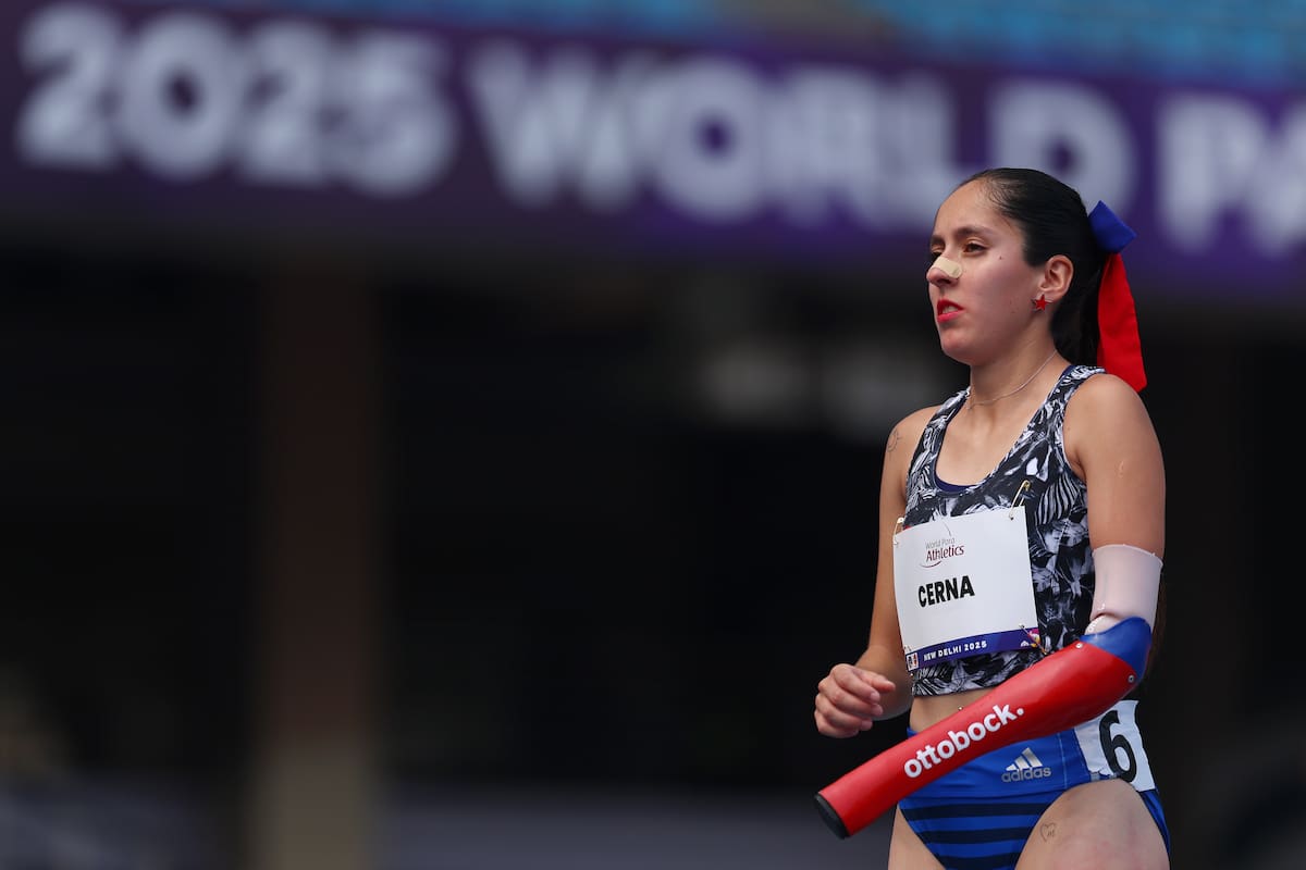 Amanda Cerna rompe su récord nacional en los 400 metros planos y finaliza sexta en el Mundial de Para Atletismo