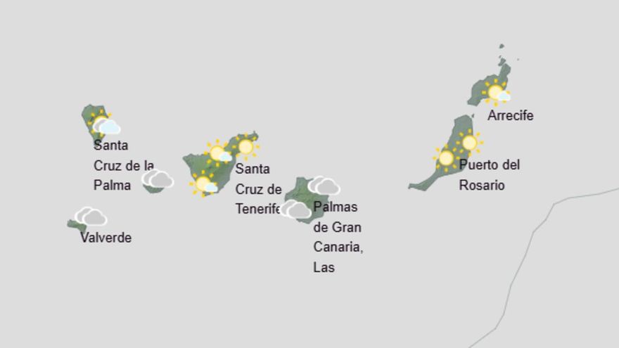 La Aemet sentencia el tiempo para este fin de semana en Canarias: temperaturas más frescas, viento y posible lluvia