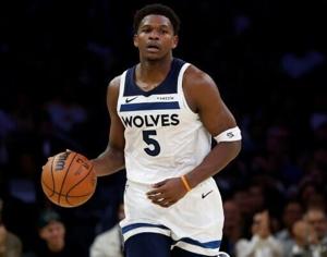 Injured NBA T-Wolves guard Edwards to miss at least a week