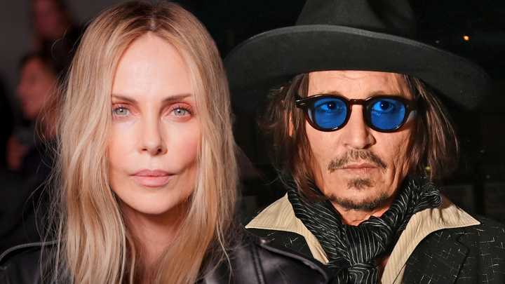 Charlize Theron Seemingly Gives Cold Shoulder to Johnny Depp at Dior Show