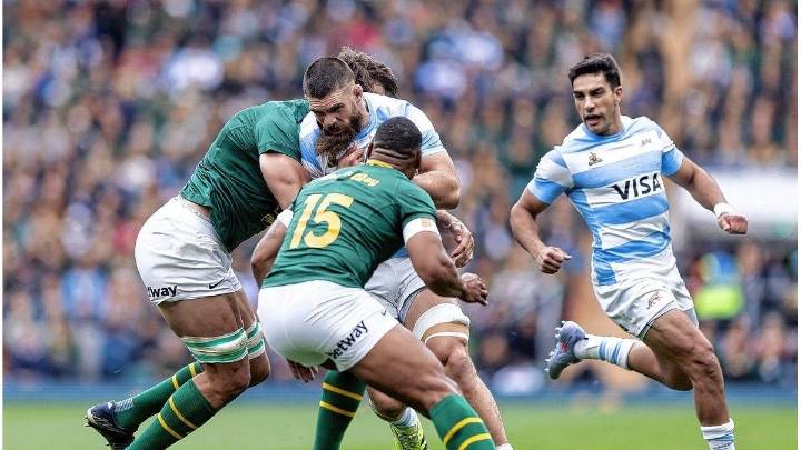 Marcos Kremer estableció un récord histórico con 97 tackles en el Rugby Championship