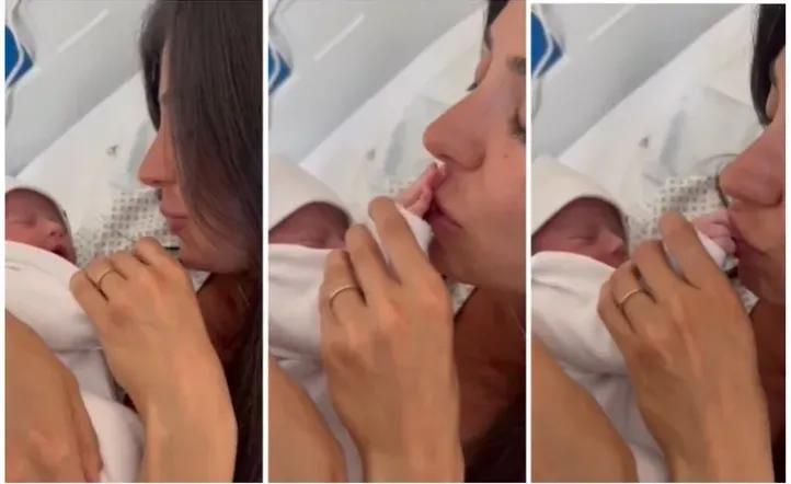 Nació Rafael y la China Ansa fue mamá por segunda vez