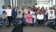 Hyderabad police distributes wheelchairs, reaffirms support for disabled citizens
