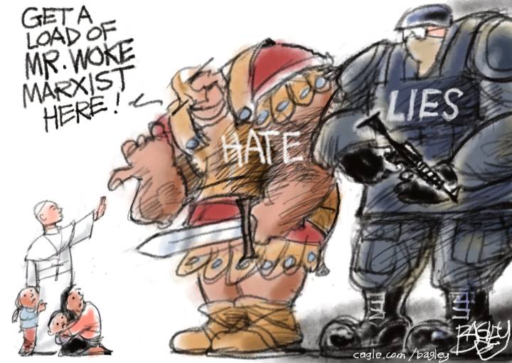 Bagley Cartoon: Stand with Humanity