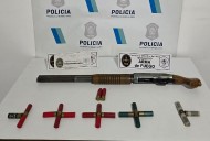 Secuestraron una escopeta durante un allanamiento por un robo