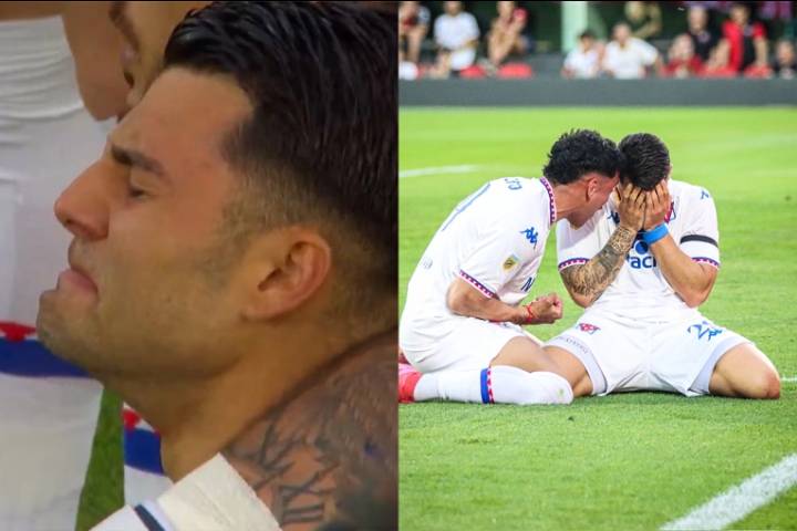 Nacho Russo jugó tras la muerte de su padre, lloró en el homenaje e hizo un gol para Miguel: video