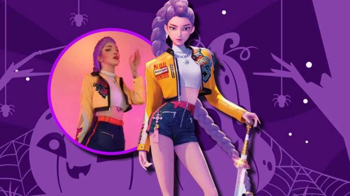 El disfraz de Rumi de KPop Demon Hunters con material reciclado que puedes hacer en casa para Halloween 2025