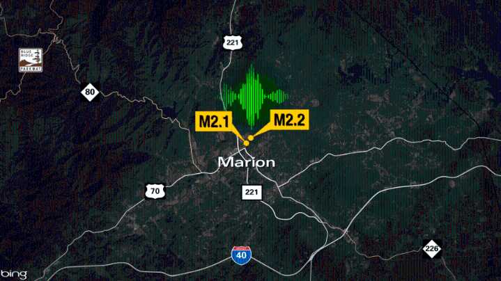 2 small earthquakes reported in North Carolina